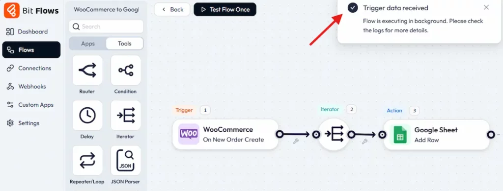 WooCommerce en Google Sheet-integraties via automatiseringsplugin