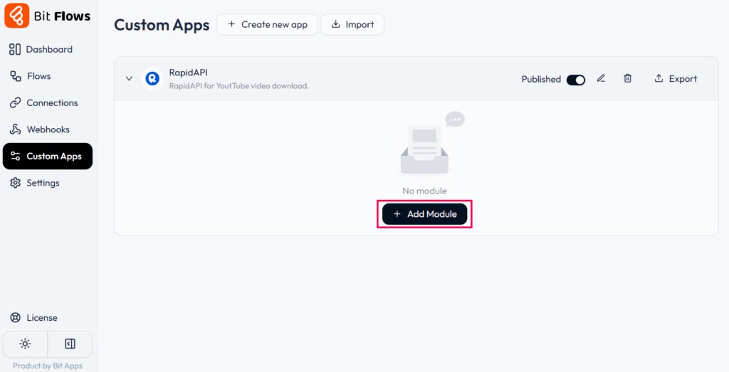 Creare un modulo per RapidAPI
