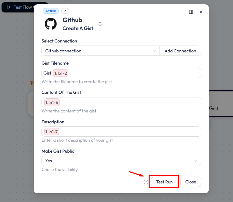 GitHub Integrations with Bit Flows - Test Run