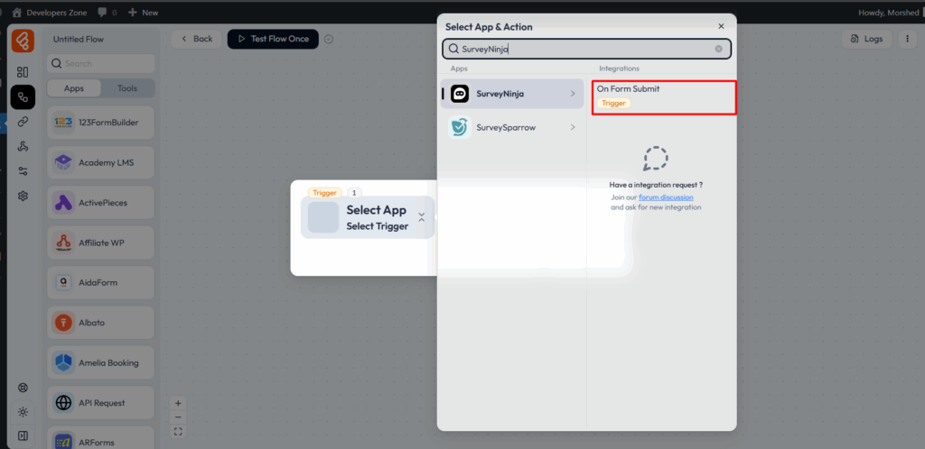 SurveyNinja integrations
