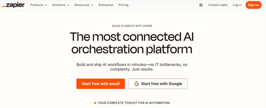 Zapier ( Una plataforma para automatizar flujos de trabajo )
