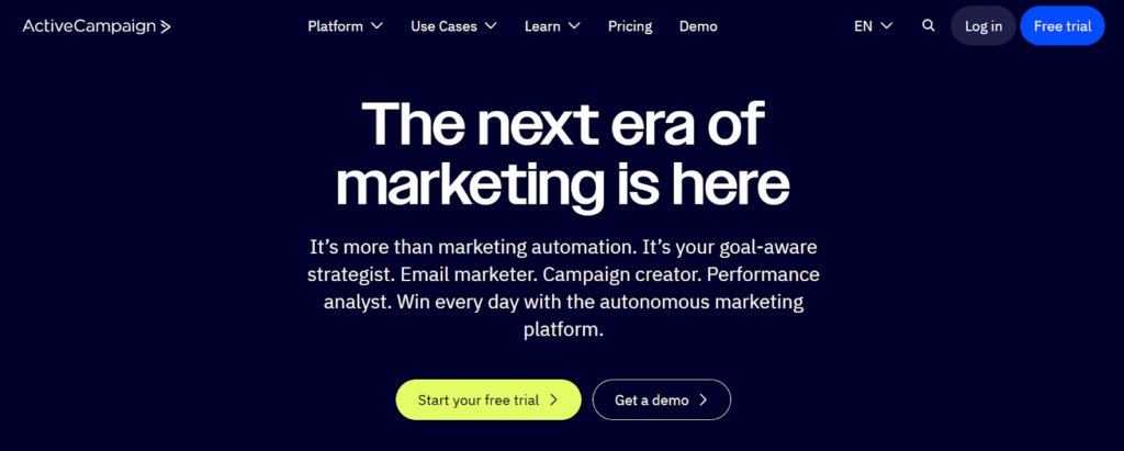ActiveCampaign ( Email Marketing & Automatización )