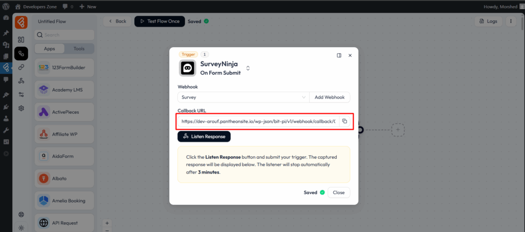 SurveyNinja integrations