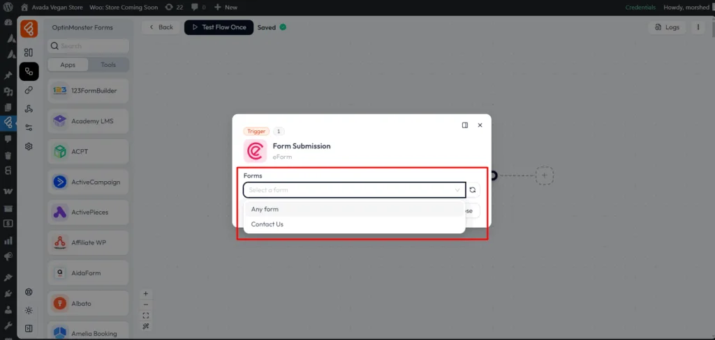 eForm integrations