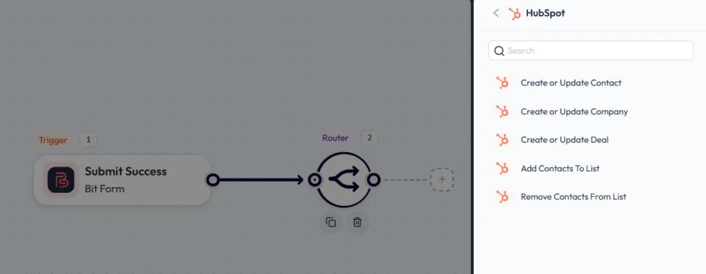 HubSpot CRM Automatización En Bit Flows