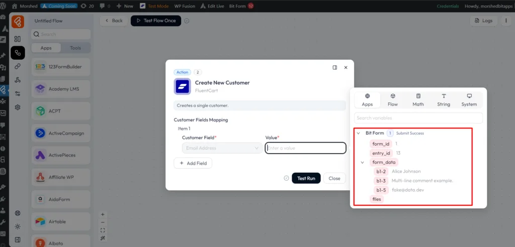 FluentCart Integrations As Action