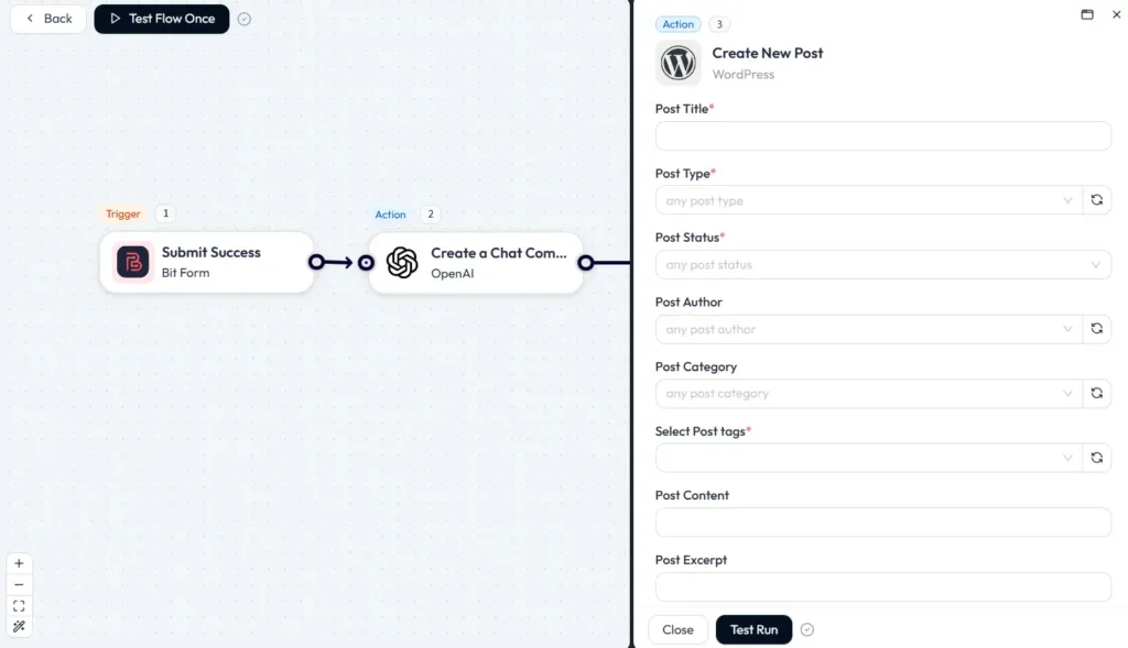 Kaart maken postgebeurtenis in bitstromen