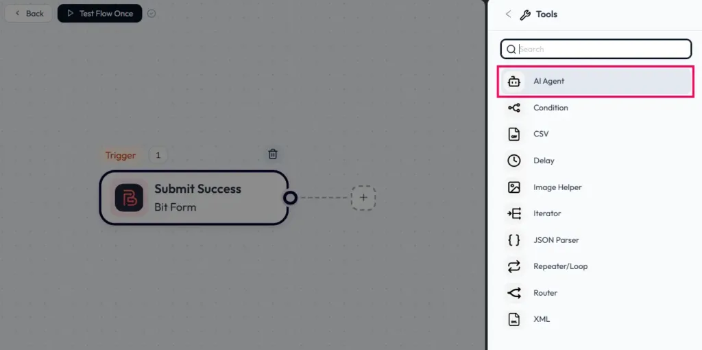 Adding AI Agent in WordPress with Bit Flows