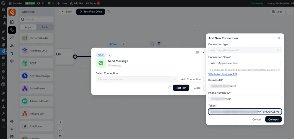 WhatsApp Integrations with Bit Flows