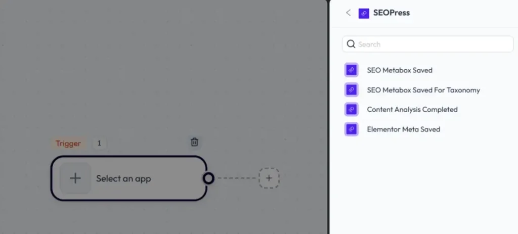 Available events for SEOPress in Bit Flows