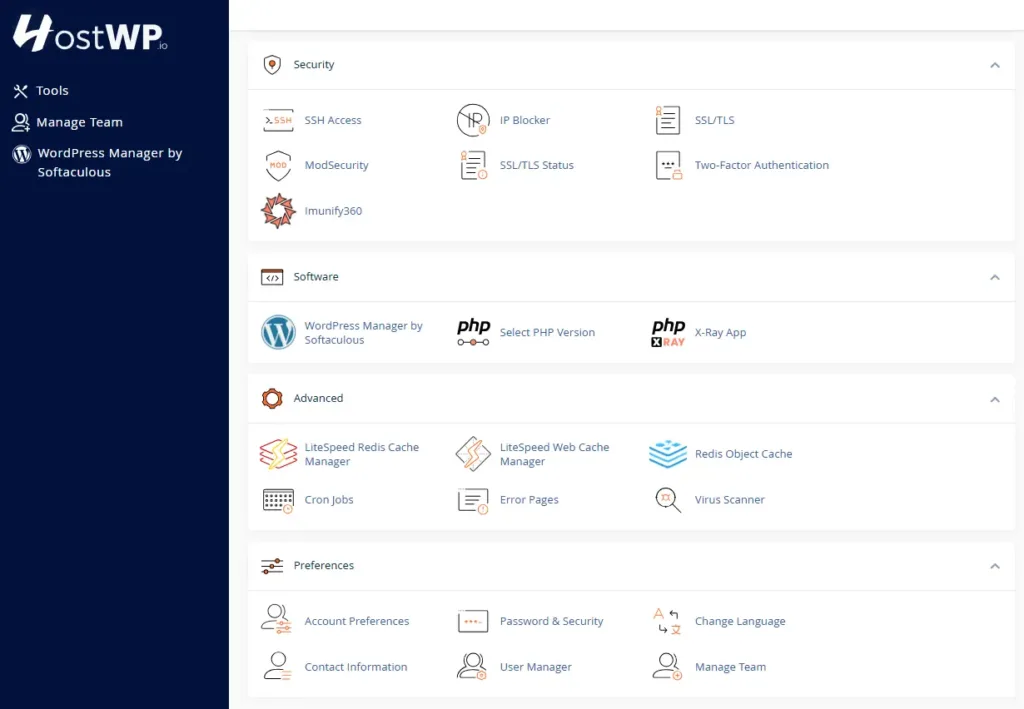 Hostwp cpanel