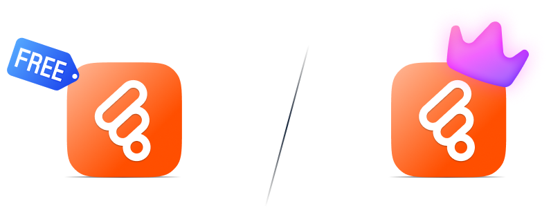 Vergleich kostenlos vs. Profi