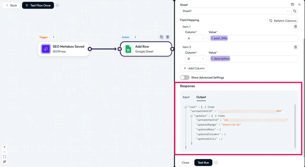 Run test