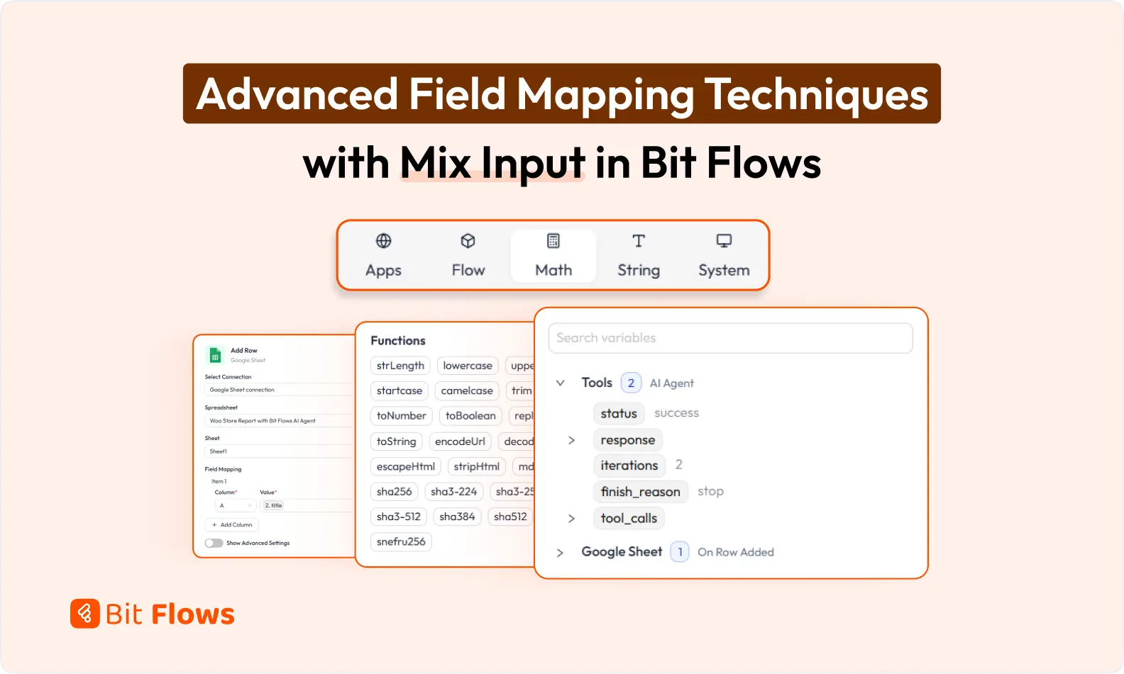 How to Use Advanced Field Mapping Techniques with Mix Input in Bit Flows