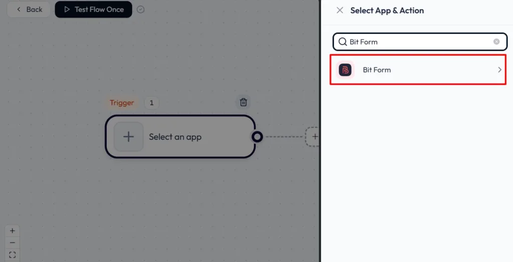 Bit Flows-Select Triggers App