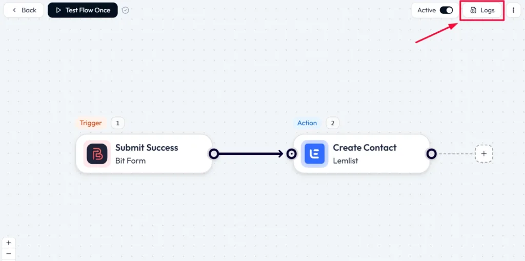 Lemlist Integration with Bit Flows-integration Logs