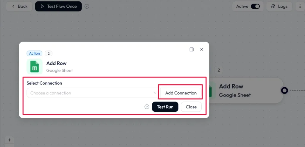 sendy integration with Bit Flows add connection