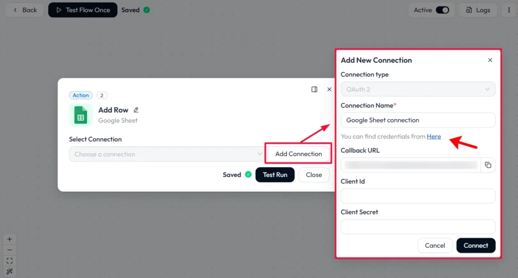 User Registration & Membership Integration with Bit Flows- Google Sheets Authorization