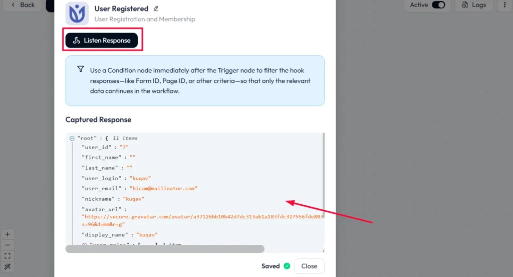 User Registration & Membership Integration with Bit Flows- data fetching