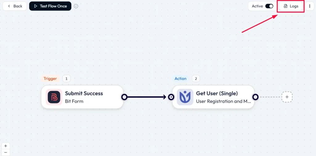 User Registration & Membership as action with Bit Flows- Integration Logs