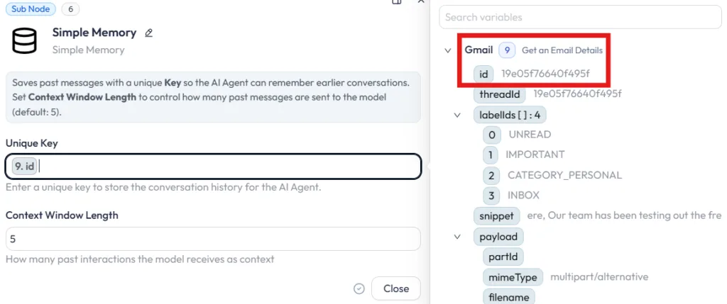 simple memory configuration setup