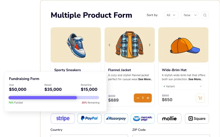 payment-form preview