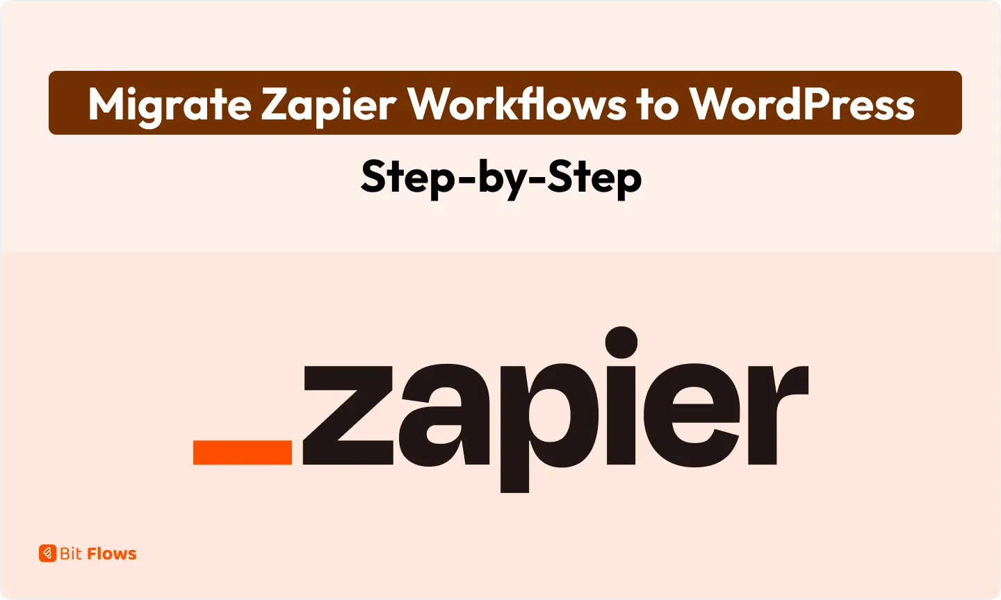 Zapier-Workflows mit Bit Flows zu WordPress migrieren