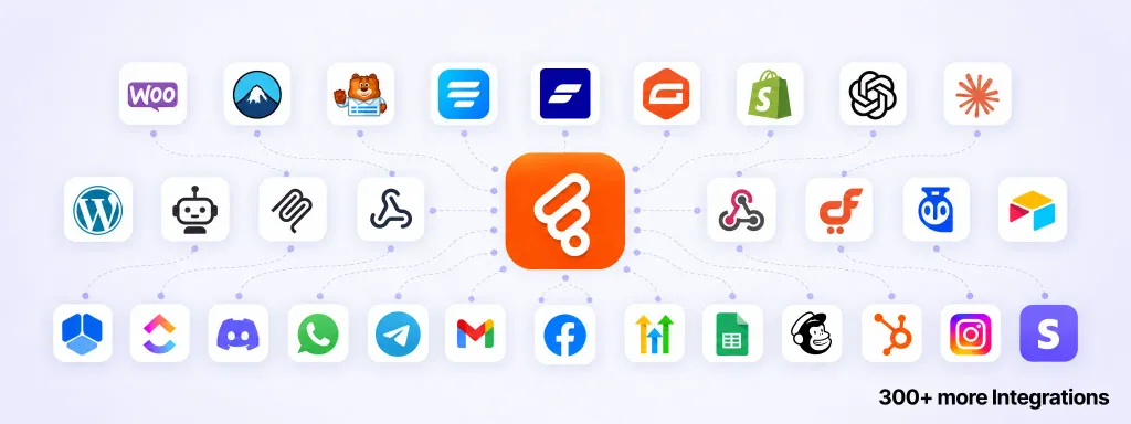Hundreds of WordPress and SaaS Integrations