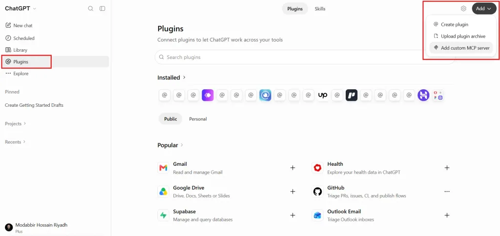Add the MCP server to your AI client